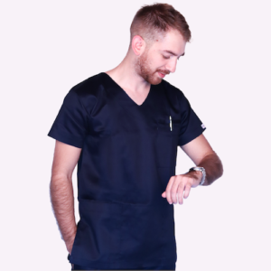 Classic Range Scrub Set - Navy Blue, XL